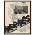 Hermes Fashion Vintage Poster Ad