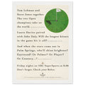 Rolex World Cup Of Golf Vintage Poster Ad