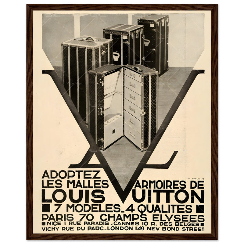 Louis Vuitton Paris Vintage Poster Ad