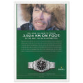 Rolex Explorer Vintage Poster Ad