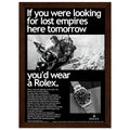 Rolex Submariner Vintage Poster Ad