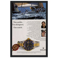 Rolex Yacht Submariner Vintage Poster Ad