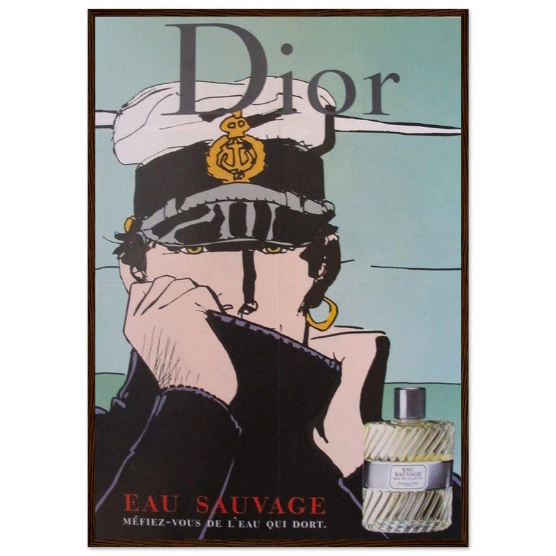 Dior Eau Sauvage Captain Vintage Poster