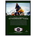 Rolex Oyster Perpetual Explorer Vintage Poster Ad