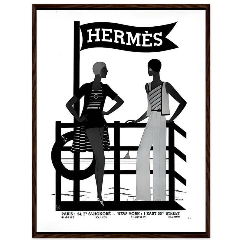 Hermes Flag Vintage Poster Ad