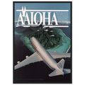 American Airlines AALOHA 1981 Vintage Poster Ad