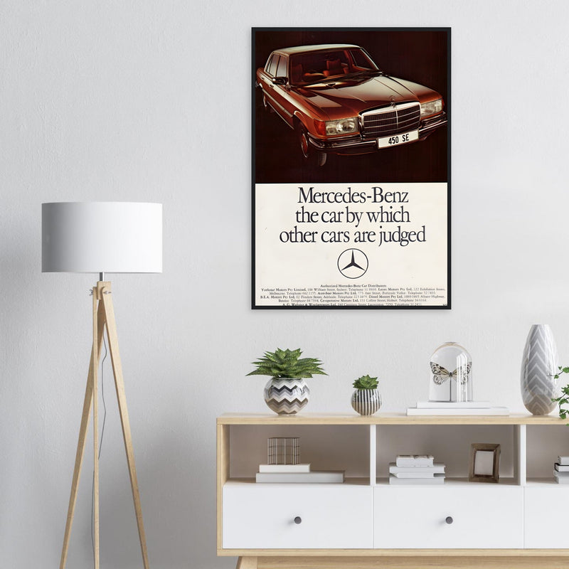 Mercedes Benz Vintage Poster Ad
