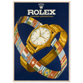 Rolex Advertising Golden Age Oyster Perpetual Vintage Poster