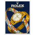 Rolex Advertising Golden Age Oyster Perpetual Vintage Poster
