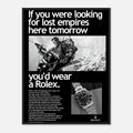 Rolex Submariner Vintage Poster Ad
