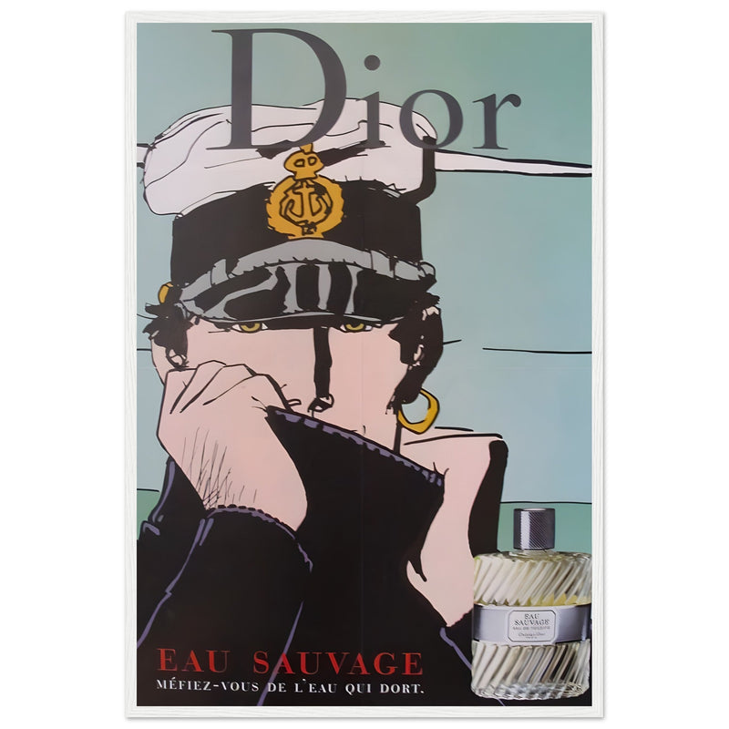 Dior Eau Sauvage Captain Vintage Poster