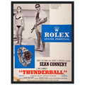 Rolex Sean Connery Vintage Poster Ad