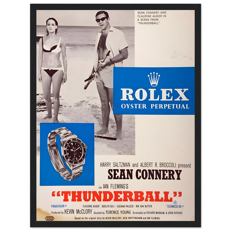Rolex Sean Connery Vintage Poster Ad