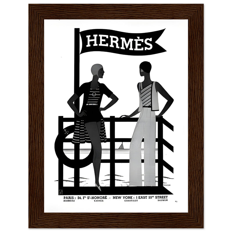 Hermes Flag Vintage Poster Ad