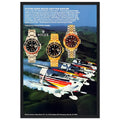 Rolex GMT Master Vintage Poster Ad