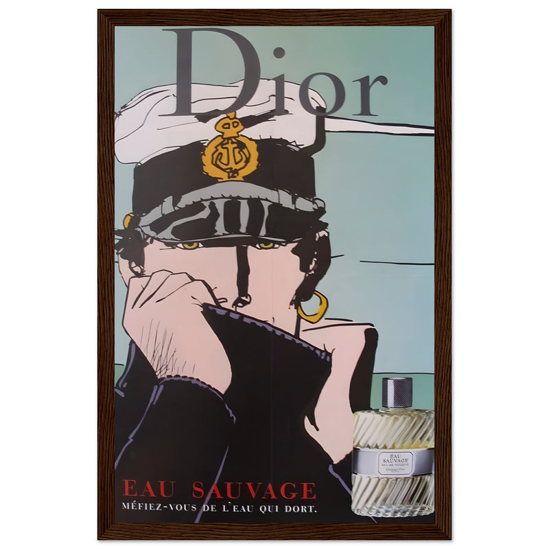 Dior Eau Sauvage Captain Vintage Poster