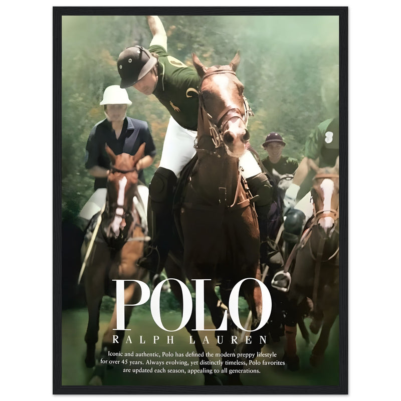 Polo Ralph Lauren Iconic Vintage Poster