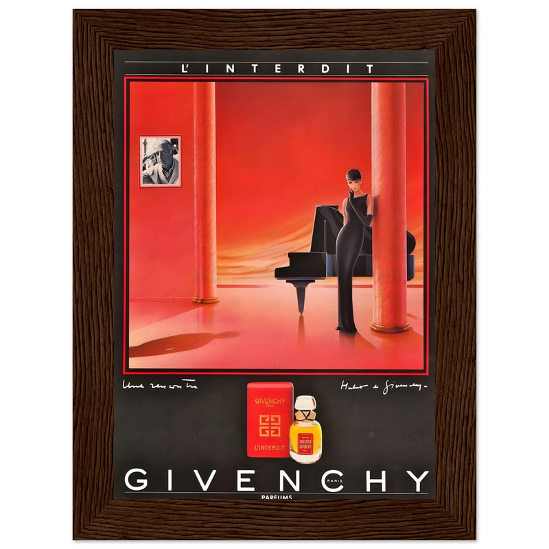 Givenchy Parfums Vintage Poster Ad