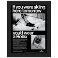 Rolex Ski Vintage Poster Ad