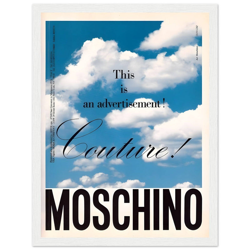 Moschino Vintage Poster Ad
