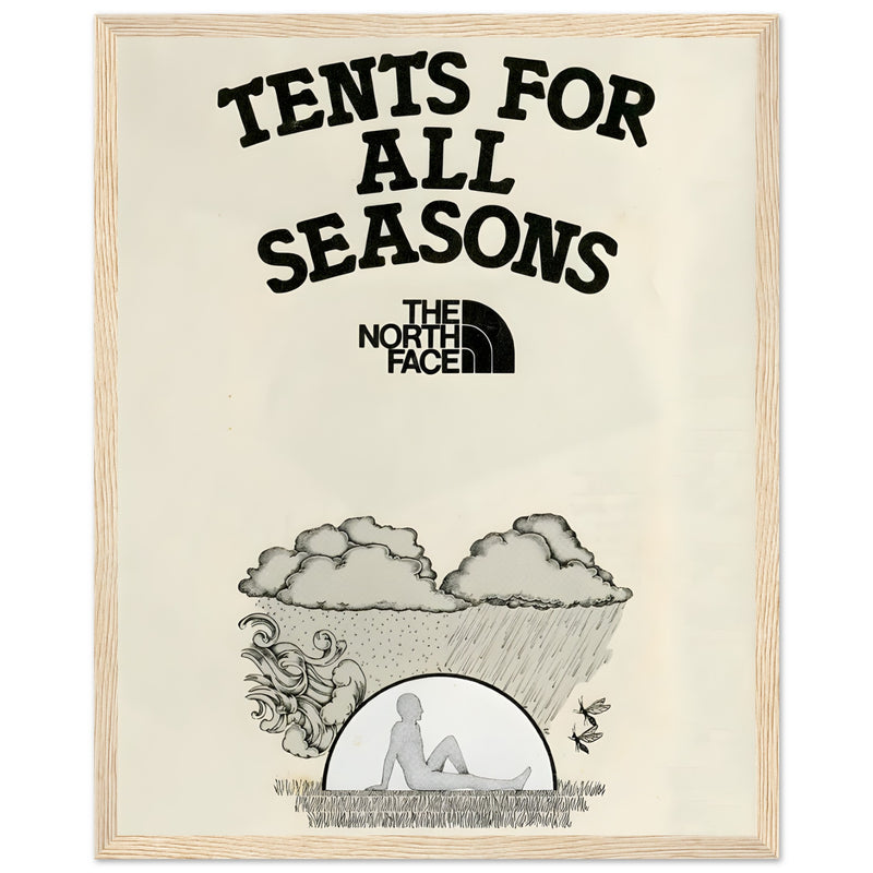The North Face All Season Vintage Poster