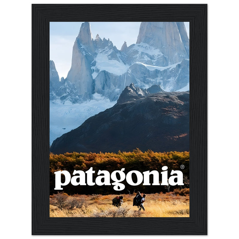 Patagonia Hikers Vintage Poster Ad