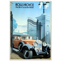 Rolls-Royce Best Car In The World Vintage Poster Ad