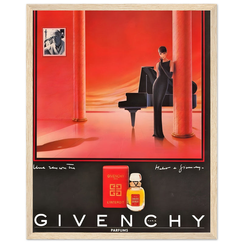 Givenchy Parfums Vintage Poster Ad