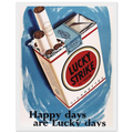 Lucky Strike Vintage Poster - Happy Days