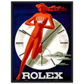Rolex Clock Vintage Poster Ad