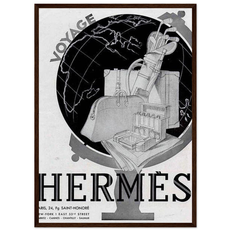 Hermes Voyage Vintage Poster
