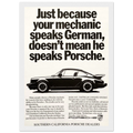 Porsche - German Speaking Vintage Poster