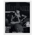 Marlboro Red Label Vintage Ad Poster