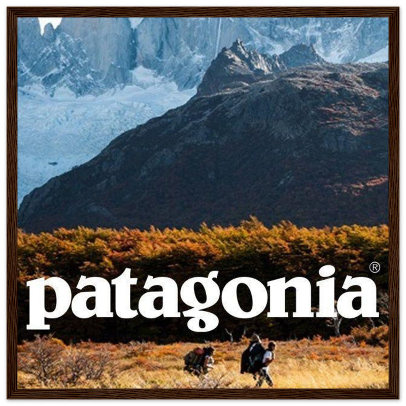 Patagonia Hikers Vintage Poster Ad