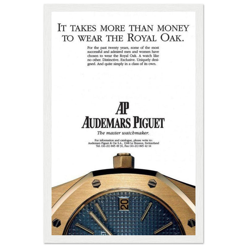 Audemars Piguet Master Watchmaker Vintage Poster Ad