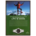 Rolex Life is Good Vintage Poster Ad