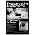 Rolex Ski Vintage Poster Ad