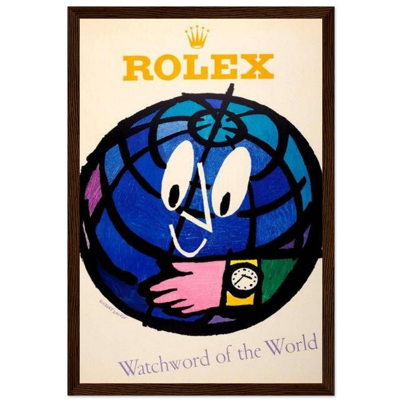 Rolex Watchword of the World Vintage Poster Ad