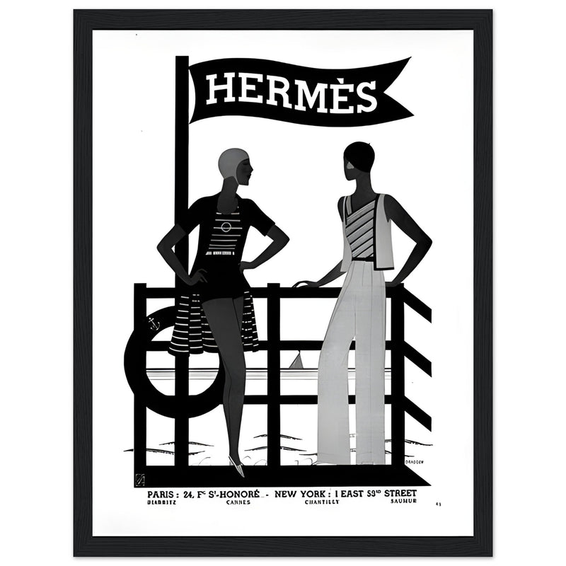 Hermes Flag Vintage Poster Ad
