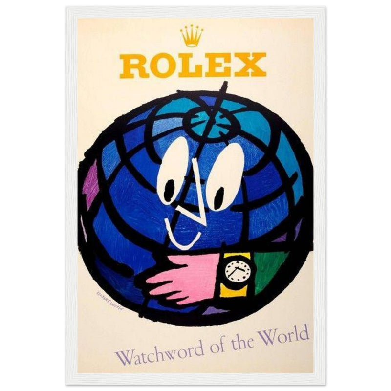 Rolex Watchword of the World Vintage Poster Ad