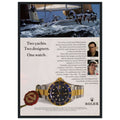 Rolex Yacht Submariner Vintage Poster Ad