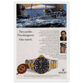 Rolex Yacht Submariner Vintage Poster Ad