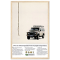 Land Rover Defender Vintage Poster