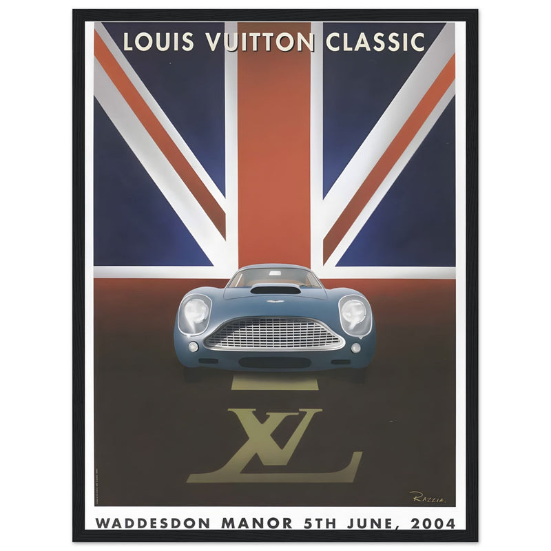 Louis Vuitton Classic Car Show Vintage Poster Ad