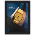 Omega Gold Vintage Poster Ad