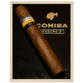 Cohiba Maduro 5 Vintage Cigar Poster