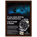 Rolex Oyster Perpetual Vintage Poster - Premium Matte