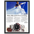 Rolex Alpine Gold Medal Sweep Vintage Poster