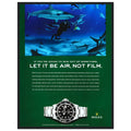 Rolex Submariner Vintage Poster Ad