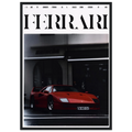 Ferrari Red Vintage Poster Ad